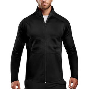 Men's Track <b>Jacket</b> Full Zip Running Athletic <b>Workout</b> <b>Jacket</b> Lightweight Windproof Zipper Pockets Quick Dry Fabric Performance - Product Image 1