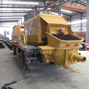 Pompe à béton sur remorque HBCS50 économique fournie par l'usine / Camion pompe à béton urbain avec châssis robuste - Product Image 4