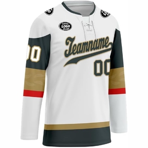 Hombres de calidad profesional Custom Fashion Pro Ice Hockey Jersey Custom Sublimated Hockey Jerseys - Product Image 4