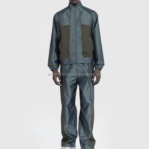 ชุดวอร์ม2025สำหรับวิ่งของผู้ชายชุดวอร์มกันน้ำผ้าไนล่อนสำหรับผู้ชายเสื้อกันลม - Product Image 1