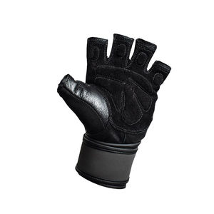 Guantes de Levantamiento de Pesas Personalizados de Cuero con Palma Antideslizante, Construcción Duradera, Cierre para Fitness, Culturismo, Guantes de Levantamiento de Pesas - Product Image 3