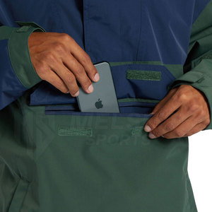 New Design Custom Color <b>Men's</b> Anorak Winter <b>Jacket</b> <b>Half</b> <b>Zip</b> Hooded Quick Dry Breathable Nylon/Polyester Casual Warm High Quality - Product Image 5