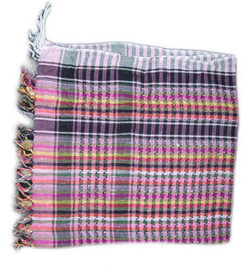 Súper Calidad Algodón Handloom tejido árabe Keffiyeh Shemagh bufanda Arafat diseño cuadrado bufanda religiosa hombres patrón geométrico - Product Image 2