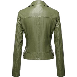 Veste en cuir véritable pour femmes, tenue décontractée, taille adulte, vestes en cuir de meilleure qualité, fabrication en gros - Product Image 2