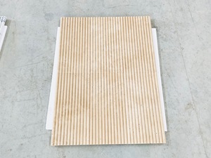 Azulejos estriados de mármol Maksini, mosaico de flauta curva moderna, azulejos cóncavos para sala de estar, decoración, azulejos estriados de mármol - Product Image 2
