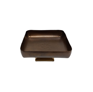 Design de luxe plateau de service Design moderne fer métal RECT forme plateau gris oxydase pour ustensiles de cuisine maison décorative à la main - Product Image 3