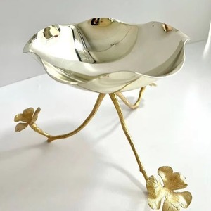 Cuenco de metal clásico hecho a mano para usar como cuenco de regalo en fiestas de inauguración de la casa y como centro de mesa en mesas de comedor - Product Image 2