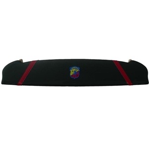 Cornice e Pannello Cruscotto Nero/Rosso per FIAT 500 EPOCA, con Mensola Lunotto, Porta Cappelliera, Pianale Lunotto Posteriore e Kit Altoparlanti ABARTH - Product Image 1