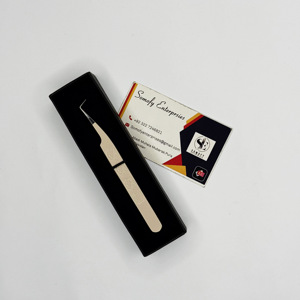 แหนบต่อขนตาปลอมปลายเรียวทำจากไฟเบอร์ดีไซน์รูปหัวใจสี่เหลี่ยม90องศาปรับแต่งดอกไม้ได้ตามต้องการ - Product Image 3