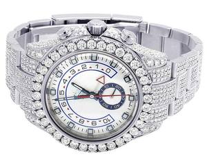 Vente chaude VVS Moissanite Diamant Acier Inoxydable Mécanique Automatique Glacé Montre-Bracelet Hip Hop Mode Personnalisée Pour Hommes - Product Image 2