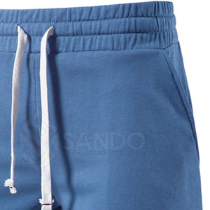 กางเกงขาสั้นสำหรับผู้ชายกางเกงวิ่งผ้าฝ้ายแบบหลวมระบายอากาศได้ดีน้ำหนักเบา - Product Image 6