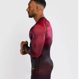 Hombres Impresión Digital MMA BJJ Jiu Jitsu Rash Guards Fitness Deportes Manga larga Rash Guard jiu jitsu kimono/kimono de jiu jitsu - Product Image 4