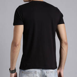 T-shirt à col rond en coton 100% tricoté de haute qualité, vêtements décontractés pour hommes, streetwear, séchage rapide, impression personnalisée, prix de gros - Product Image 2