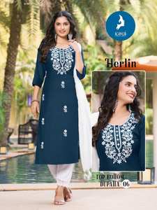 Collection hiver vente en gros rayonne flammé Kurti bas Dupatta tenue de soirée Salwar Kameez style indien pakistanais vêtements complets - Product Image 5