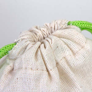 Green <b>Drawstring</b> Fabric <b>Pouch</b> 4 W X 5 H Reusable and Custom Logo Embroidery Screen Printing for Watch Craft Dust Promotion - Product Image 5