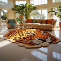 Tapis en laine tufté à la main de forme personnalisée, moderne, couleur unie, réversible, lavable, en jute, adapté aux animaux domestiques, pour salon et pique-nique