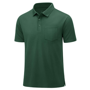 Polos para hombre con opciones de marca personalizadas, etiquetas personalizadas bordadas e impresión de logotipos para uniformes y ropa deportiva - Product Image 1