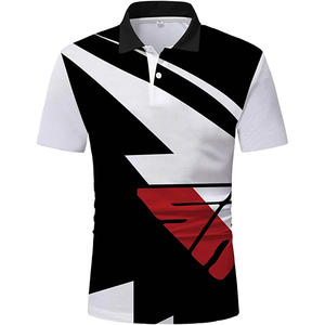 Polo de manga corta de rendimiento de secado rápido para hombre, patrón táctico 3D, 100% poliéster, algodón, polos de Golf, camisetas con estilo - Product Image 3