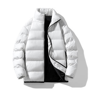 Vestes rembourrées en polyester pour hommes vente en gros Bomber décontractée imperméable de haute qualité vestes d'hiver en coton - Product Image 1