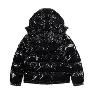 Nouveau design de veste matelassée en cuir brillant pour l'hiver veste matelassée pour hommes de la gamme abordable tenue tendance veste matelassée pour hommes la plus vendue - Product Image 3