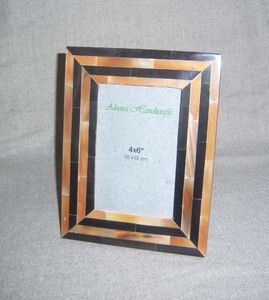 New Design Handmade Bone Inlay Black & <b>White</b> Photo <b>Frame</b> From Humran Export Trending handmade from India - Product Image 2
