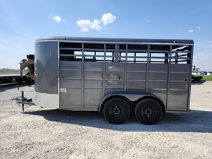 16FT 20FT 40FT Livestock <b>Trailer</b> 7000lbs Bumper Pull Stock <b>Trailer</b> Steel Cattle <b>Trailer</b> with Ramp Gate for Sale - Product Image 6