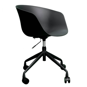 Chaise pivotante réglable en hauteur GAKH-53PP, design minimaliste, dossier en plastique, tissu en mousse, pour chambre à coucher, bureau à domicile, hôpital - Product Image 4