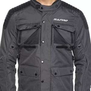 Veste de moto longue durée homologuée CE avec construction textile, veste longue de tourisme textile pour hommes, fabricant direct d'usine - Product Image 3
