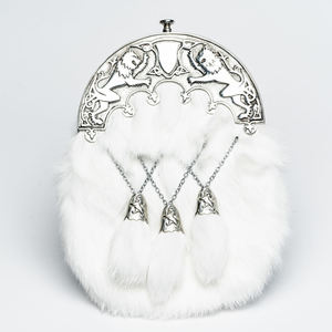 Professional Manufacturer Made Durable Lightweight Customizable Rabbit <b>Fur</b> Sporrans-Latest Design Full <b>Dress</b> Sporran - Product Image 1