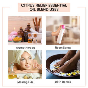 100% Pure Therapeutic Grade Citrus Relief Essential Oil <b>Blend</b> Cold Pressed Clove Oil with Linalool OEM Supply - Product Image 4