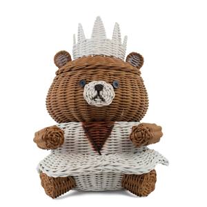 Juego de cestas de mimbre tejidas para niños, cestas con diferentes formas de animales, accesorios para la habitación del bebé - Product Image 5