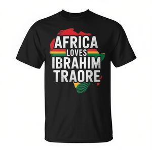 Camiseta Promocional de Ibrahim Traor, Aficionado al Fútbol de Burkina Faso, Aficiónado al Fútbol Africano - Product Image 2