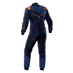 ชุดกีฬา Cordura ขนาด XL ชุดแข่งรถโกคาร์ทสีขาว-น้ำเงิน-ดำแดงชุดแข่งรถจักรยานยนต์แบบกำหนดเอง - Product Image 4