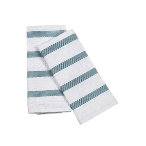 Super Absorbent texture Checked Plain Woven Tea Towel Cotton Kitchen Towels Manufacturers from Indian Origin