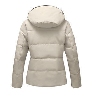 Chaqueta Acolchada Personalizada para Mujer, Ligera, Estilo Bomber, Acolchada, Gruesa, de Mezclilla, OEM - Product Image 2