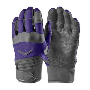 Gants de frappe de baseball et softball pour adultes de qualité supérieure, personnalisés, super adhérence, respirants, fermeture à boucle et crochet, logo personnalisé - Product Image 1