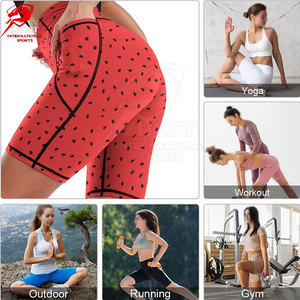 Shorts de yoga personalizados para mujer, de cintura alta, sin costuras, para entrenamiento, gimnasio, ropa deportiva para correr, entrenar y fitness. - Product Image 6