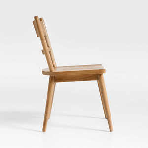 Chaise de salle à manger moderne en bois massif pour la maison ou l'hôtel pour l'appartement ou l'espace commercial vente en gros en usine - Product Image 4