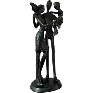 Les sculptures de figurines ironiques symbolisent la permanence, nous rappelant que l'art véritable résiste à la fois au temps et à l'environnement. - Product Image 4