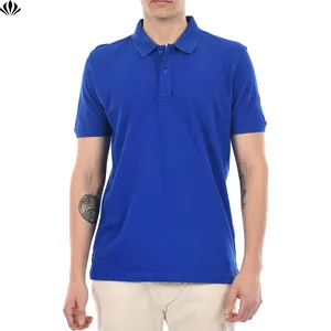 Высококачественные мужские рубашки поло с коротким рукавом, 100% хлопковая Футболка с воротником-поло