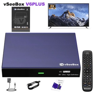 Brand New 100% vSeebox2026 V6 Plus Android 14 <b>TV</b> box with Voice <b>Remote</b> Control Backlit Mini Keyboard 8K HDMI Cable - Product Image 3