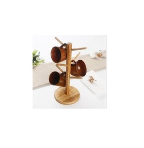 Wood <b>Mug</b> Holder <b>Tree</b> Centerpiece Wooden <b>Mug</b> <b>Tree</b> Holder for Handicraft for Kitchenware Use - Product Image 5