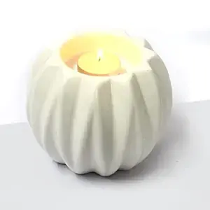 Designer Flower Shape Decorative Candle Stand for Home Decor White Marble <b>Star</b> shape Tea <b>Light</b> - Product Image 6