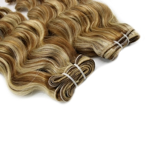 Cabello humano vietnamita virgen RAW WEAVE HAIR RIZLY Bundles Color negro natural Agua Estilos de onda natural Máquina de trama Doble - Product Image 4