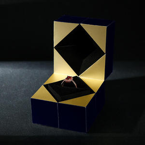 Jeulia Modern Changeable Rubik's Cube <b>Ring</b> <b>Box</b> - Product Image 6