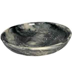 Tazón Grande Blanco de Resina de Doble Tono, Estilo Americano, Diseño Moderno, Pulido, Ecológico, para Servir Ensaladas en Bodas y en el Hogar - Product Image 3