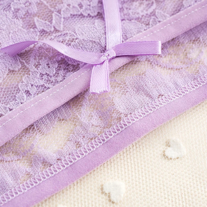 Premium Sexy Lace Panties Women Nylon Spandex Floral Sheer Mesh Breathable Boyshort Lingerie Knitted Hole OEM Wholesale - Product Image 3