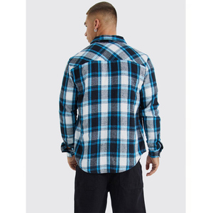 Hot Selling High Quality Product <b>Men</b> Clothing OEM ODM Flannel Tartan Checked <b>Casual</b> <b>Shirt</b> Best Price Wholesale Manufacture - Product Image 3