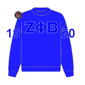 Sudadera con capucha de parafernalia bordada de hermandad de mujeres Zeta Phi Beta griega personalizada - Product Image 5
