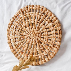 Manteles individuales de jacinto de agua tejidos a precio de fábrica para accesorios de mesa de boda - Product Image 1
